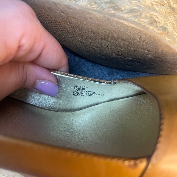 Jessica Simpson Glorie Desert Sand Vachette Strap Back Wedge Sandals Women's 10M - Picture 16 of 16